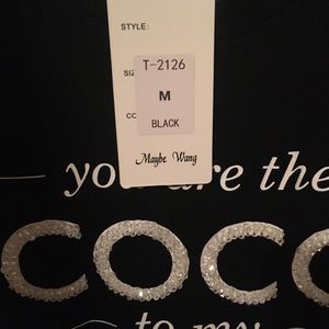 Coco Chanel black shirt